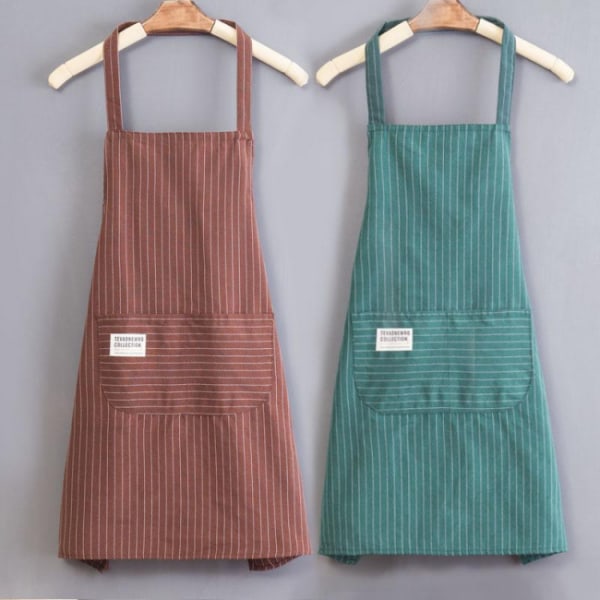 2PCS Kitchen Aprons, Adjustable Waterproof Aprons with 2 Pockets