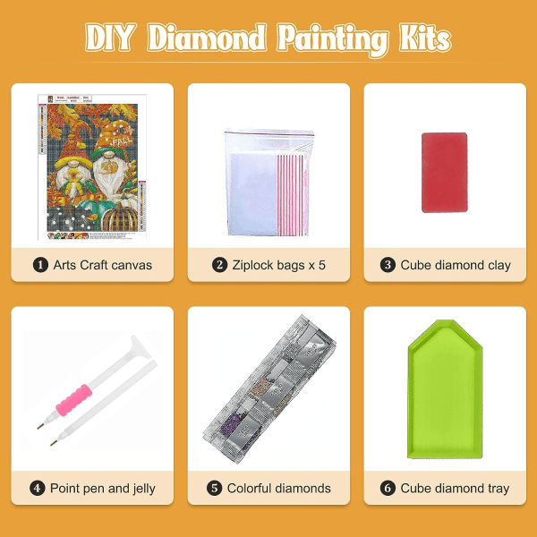 5D DIY Diamantmaleri Nummersett, Hund Julegave Full Round