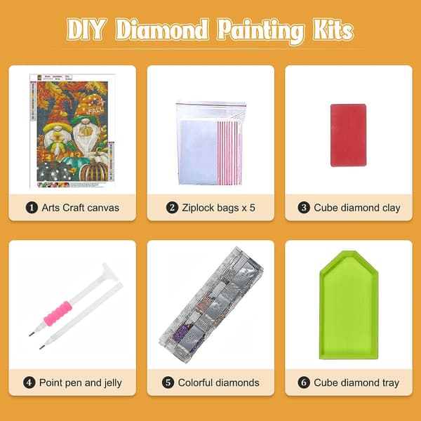 5D Jule Grinch Diamantmalerisett DIY Diamantkunstmaleri