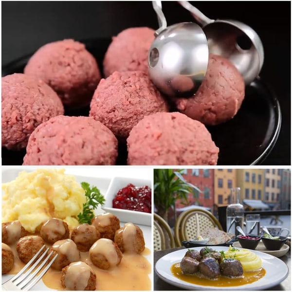 Kødboller, 2 stk. Non-Stick Kødboller Maker med aftagelig Anti