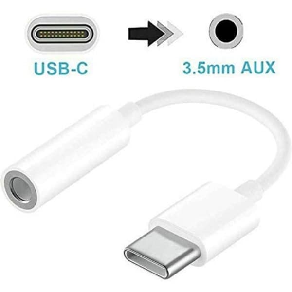 (2 kpl) USB-C - AUX 3,5 mm sovitin LeTV, Xiaomi, Huawei