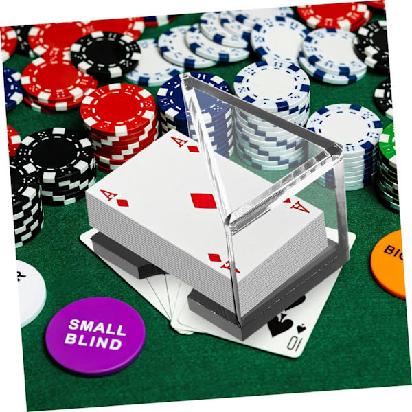 2 st lådor pokerställ avfallskorg spelkort hållare fest spel c