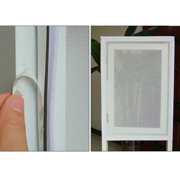Set med 1 myggnät med innovativ magnetisk fixering för 70cm *