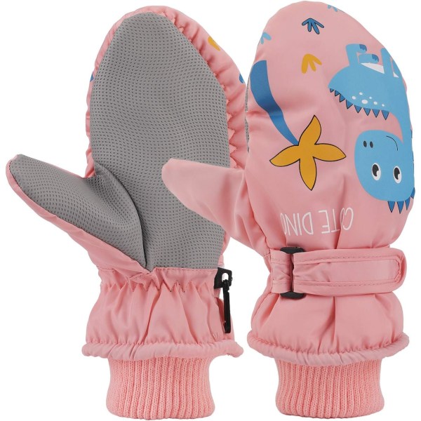 Kids Ski Gloves, Girl Boy Ski Mittens Gloves Warm Winter Mittens