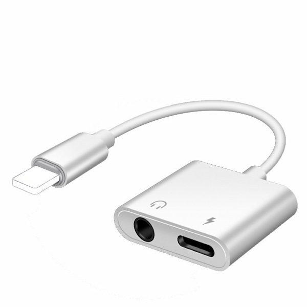 Soveltuva Apple-matkapuhelin iPhonen kuulokeadapteri 2-in-1 3.5