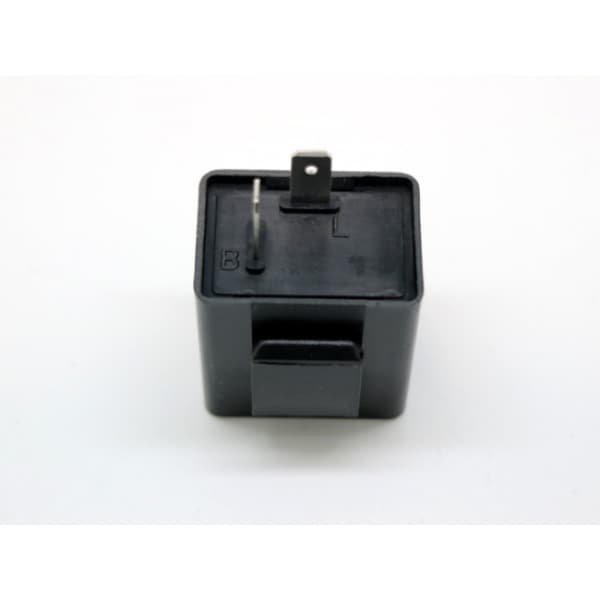 Blinklys LED 2-bens relæ som amerikanske bilblinklys MC osv. 12v DC sort