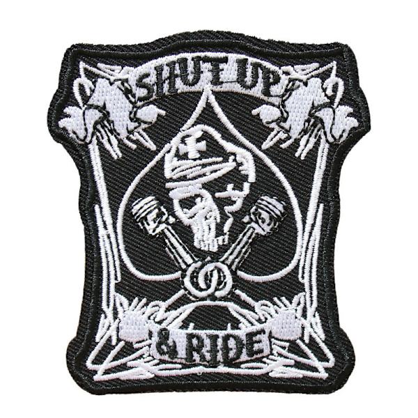 Broderilapp, (Skalle/Punk) 16PCS Patch-dekal