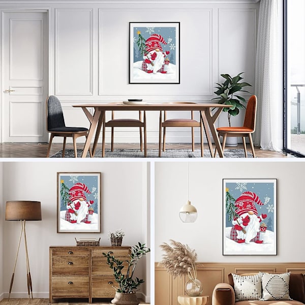 12x16 tum 5D diamantmålning för vuxna, DIY full borr diamantmålning