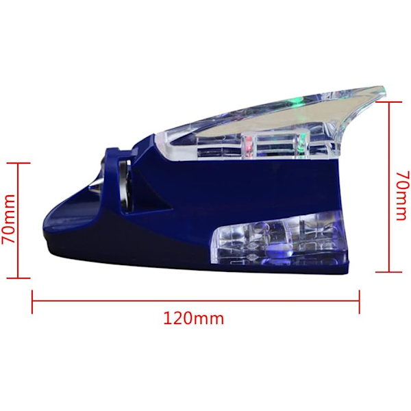 Bilfinneantenne, Universell Bilantenne Hai Finneantenne LED Ligh