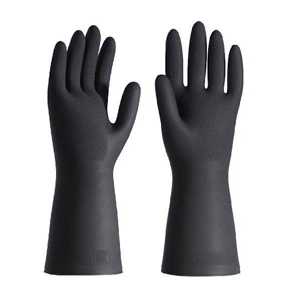 Gummihansker for oppvask 1 par gjenbrukbare latekshansker i XL s