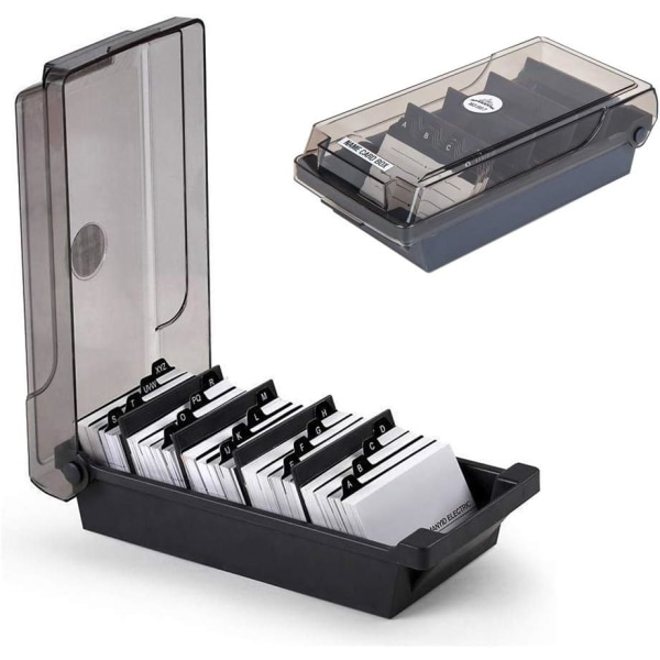 Business Card Holder, Business Card Storage Box, 500 Card Box, wi