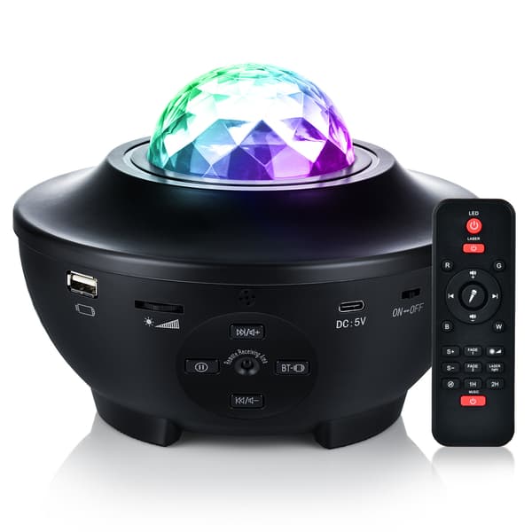 Projektor Galaxy Lys Projektor Ocean Wave LED Natlys Lampe