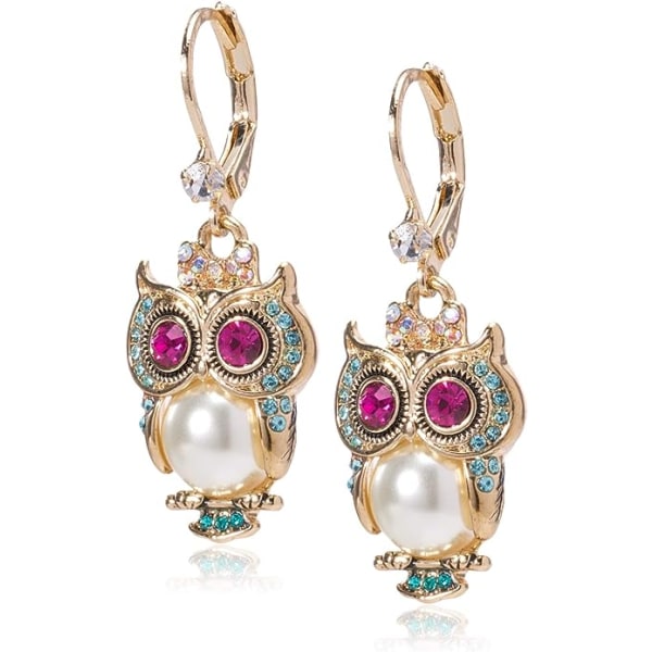 Pearl Critters Owl Drop -korvakorut