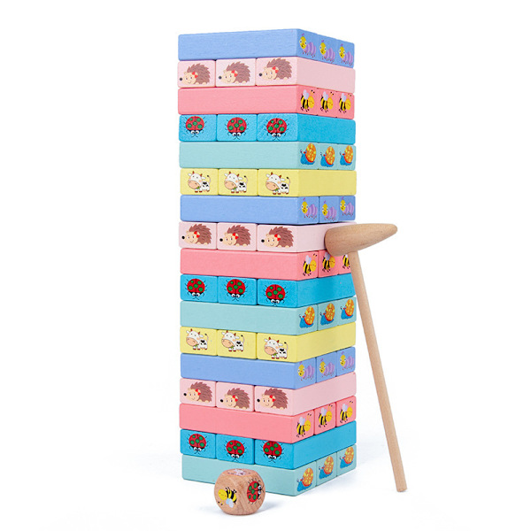 Et lekesett for 3-åringer - 4 i 1 mal dyr i tre som spinner