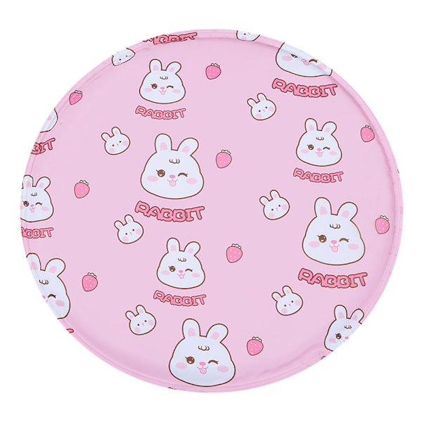 1 Rund Kæledyr Kølepude (Pink Rabbit), Kæledyr Is Pu