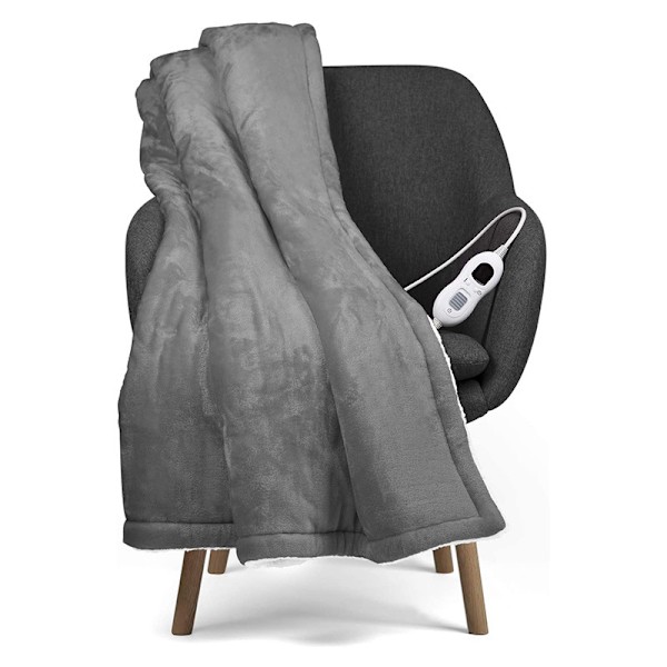 Sähköpeitto - Sähköinen flanellipeitto 130 x 160 cm, 6 lämpötila-asetusta