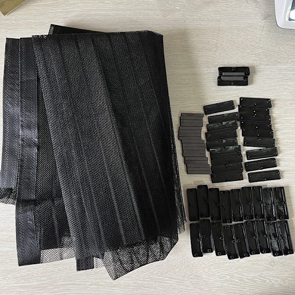 H210xL90 cm Myggnett Magnetisk Gardin for Port