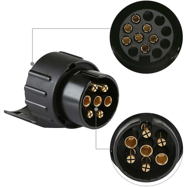 Trailer Stik Adapter, Universal Tilbehør, Vandtæt 7 Pin til