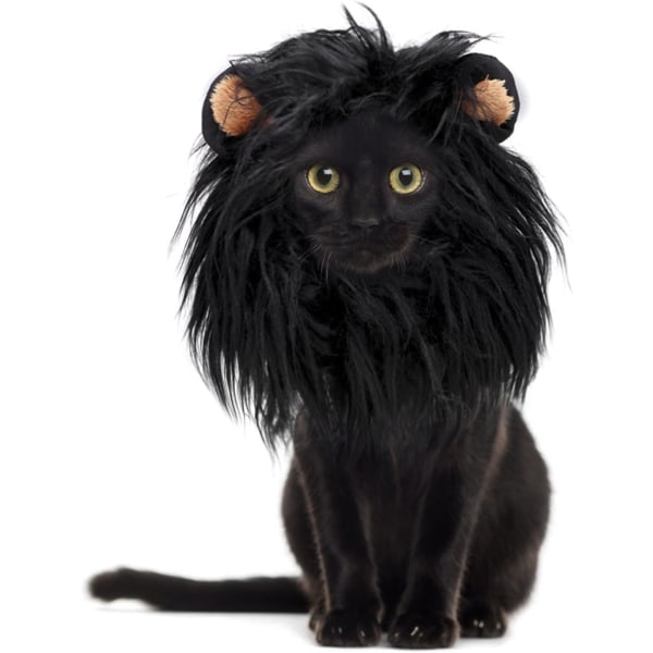 Lion Cat Mane - Halloween og julepelsparyk - Pet Apparel Acc