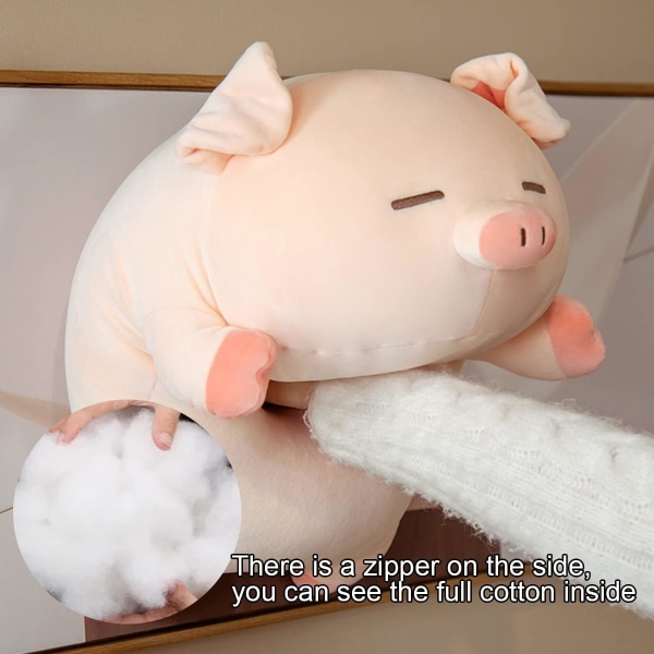 Kekeso Cute Ply Pig Blød Plys Legetøj Stor Plys Pig Pig Embrace Pude