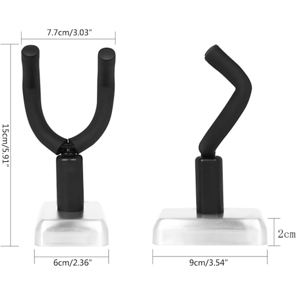 Guitarstativ Displaystativ U-formet guitarholder Metal Violin Hold