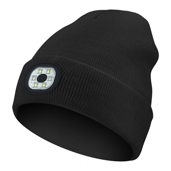 1 kpl Pipo LED-lampulla USB - Musta Musta