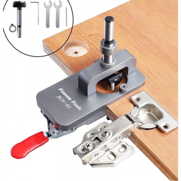 Hengsel Jig 35mm, Dørskap Hengsel Jig, Skjult Hengsel Jig, Punc