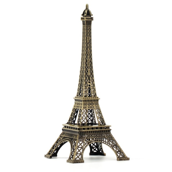 European retro Eiffel Tower of Paris metal wrought iron model des