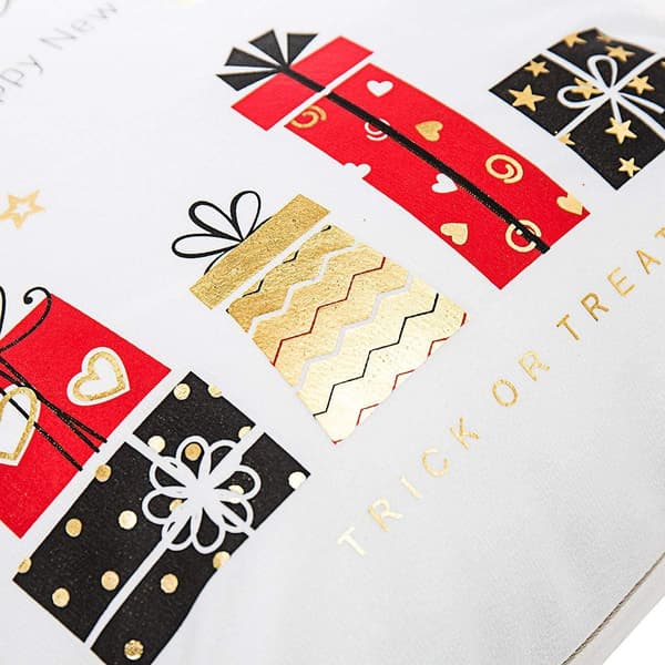 Kuddfodral God Jul Set om 4 Bomullskuddfodral Vinter