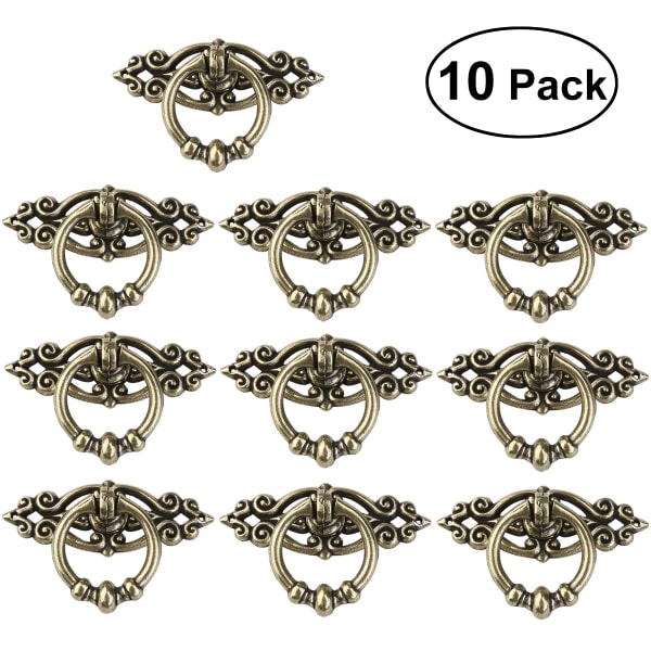 10 stk vintage skap, skap, forfengelighetsdører, skuffeskinne