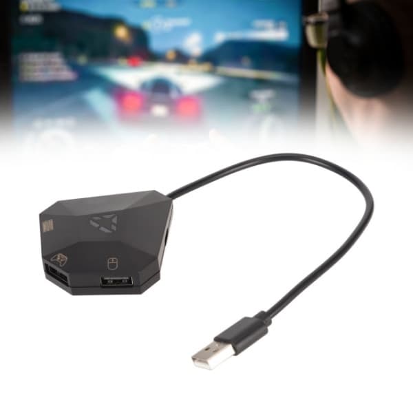 for Switch Keyboard Mouse Adapter Plug and Play Keyboard Mouse Co