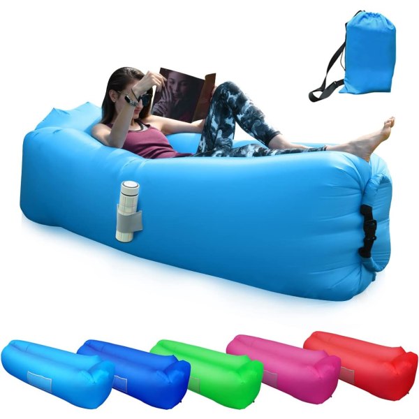 Oppblåsbar hengekøye, bærbar oppblåsbar sofa, oppblåsbar