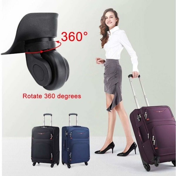 2 stk. Par af rullekufferter Reservedele Universal
