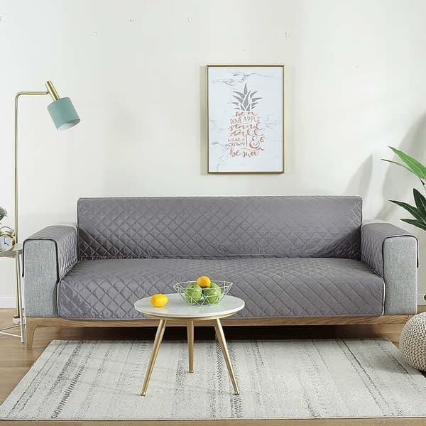 (Grå, 3-seter) Vanntett Sofa Deksel Sofa Deksel Sofa Beskytter