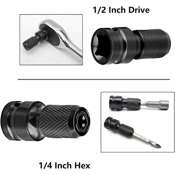 Hylsnyckeladapter, 2 st 1/2\" hylsadapter