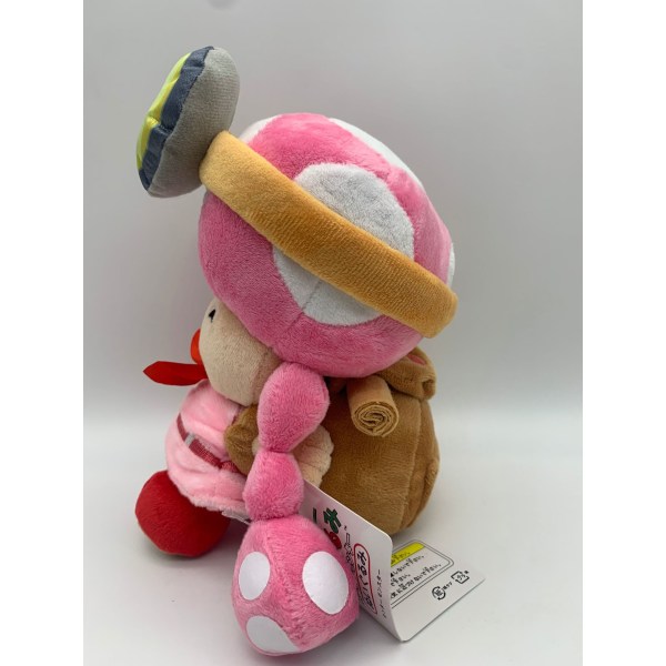Keskikokoinen 20 cm Super Mario Miner Mushroom Girl -reppu Mushroom Plu