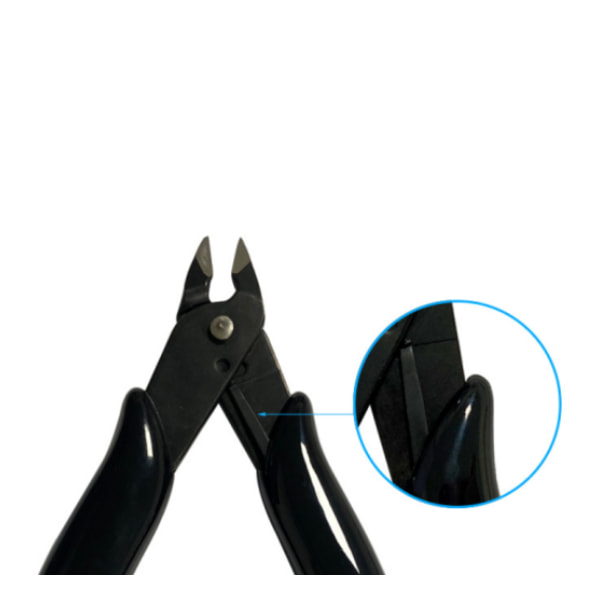 Precisionstångstång, 1 mini diagonal sidskärande tång för