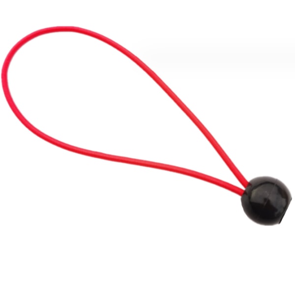Rødt sæt med 10 stk. Heavenly Curtain Tensioner elastisk reb Stra