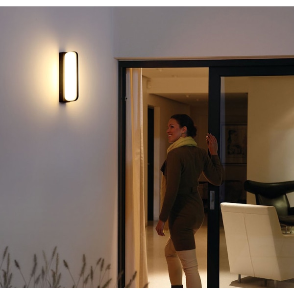 12W IP65 Moderni LED-ulkoseinävalaisin Vedenpitävä seinävalaisin / Alu