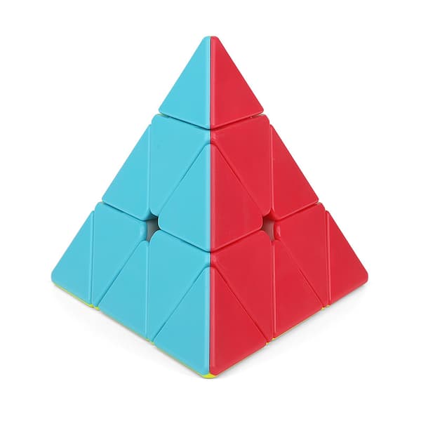 Mærkatløs, Speed Magic Cube 3x3 Magic Cube Triangle Pyramid Puzz