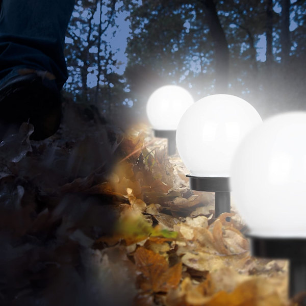 Solcelledrevet hagelampe vanntett solcellelampe for utendørs hage LED b