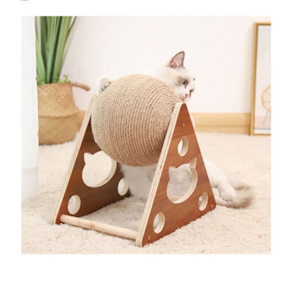 1 st träkattklösbräda, kattklösboll kattslipning