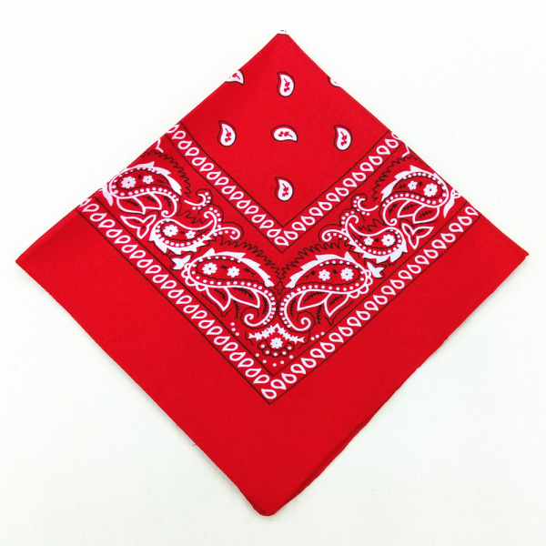 DIY Bandana/firkantet tørklæde med mønster 56 x 56 cm cashmere paisley