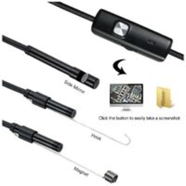 3-i-1, 5,5 mm og 720p HD industriel endoskopi, aircondition