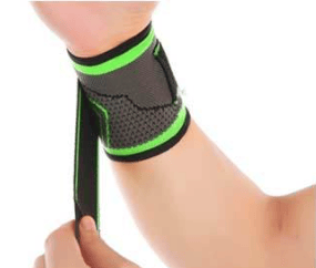 Sorte og grønne armbånd, elastiske armbånd til mænd og kvinder,