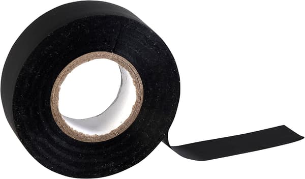 Sort elektrisk isolerende tape - 19 mm x 20 m - resistent