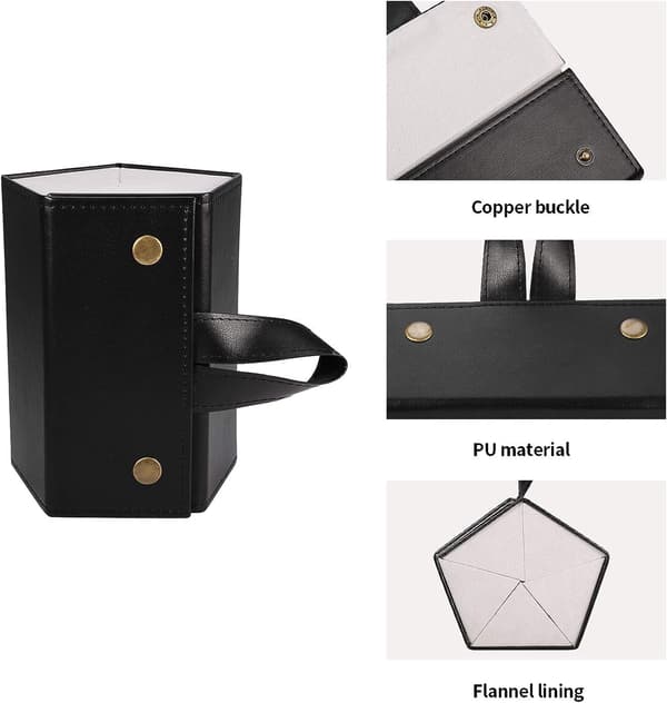 Solbrille Brille Organizer Samler 5 slots PU Briller Opbevaring