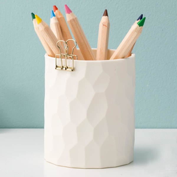 Pencil Pot, Nordic Style Vandtæt Silikone Pen Holder til Skrivebord,
