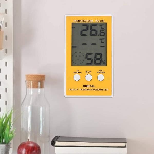 Digitalt hygrometer innendørs termometer, høy nøyaktighet temperatur