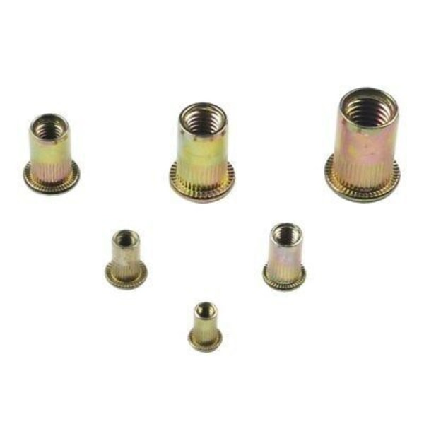 150 stk. assorteret stålskruenitter, M3-M10